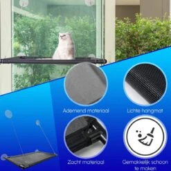 Kattenhangmat - Hangmat Kat- Kattenhangmat Raam – Kattenbed - Kattenhangmand - Kattenkussen 18 Kattenhangmat - Hangmat Kat- Kattenhangmat Raam – Kattenbed - Kattenhangmand - Kattenkussen -Kattenproducten 1200x1200 1020