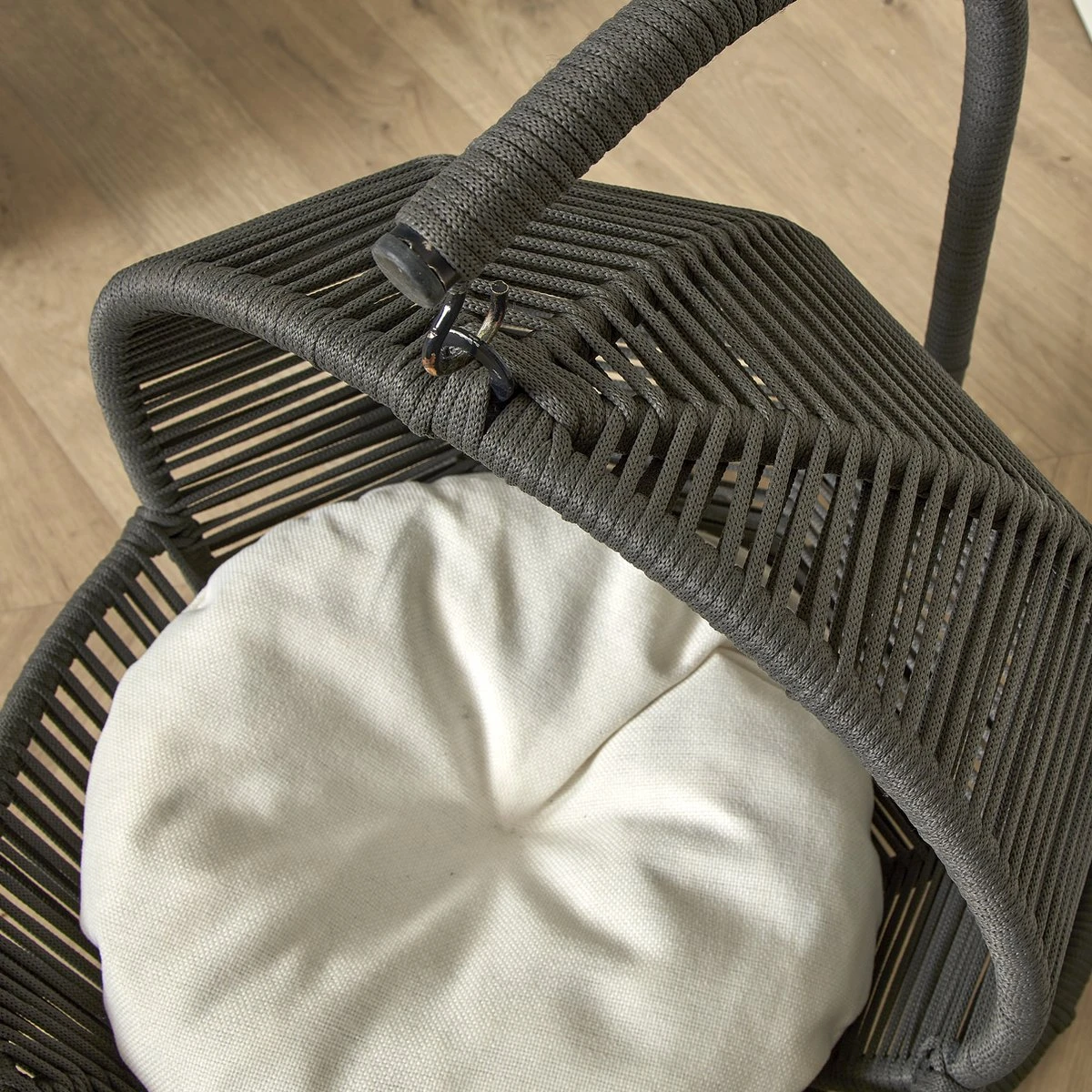 Veehaus - Odellia - Hangmat Voor Katten - Kattenmand - Kat Schommelnest - Katten Stoel - Kat Kasteel - Donker Grijs 6 Veehaus - Odellia - Hangmat Voor Katten - Kattenmand - Kat Schommelnest - Katten Stoel - Kat Kasteel - Donker Grijs - Afbeelding 4