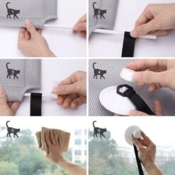 Nobleza 40AG6 - Kattenhangmat - Hangmat Kat - 60x32cm - Kattenhangmat Raam – Kattenbed - Kattenhangmand - Kattenkussen - Grijs 12 Nobleza 40AG6 - Kattenhangmat - Hangmat Kat - 60x32cm - Kattenhangmat Raam – Kattenbed - Kattenhangmand - Kattenkussen - Grijs -Kattenproducten 1200x1200 1051