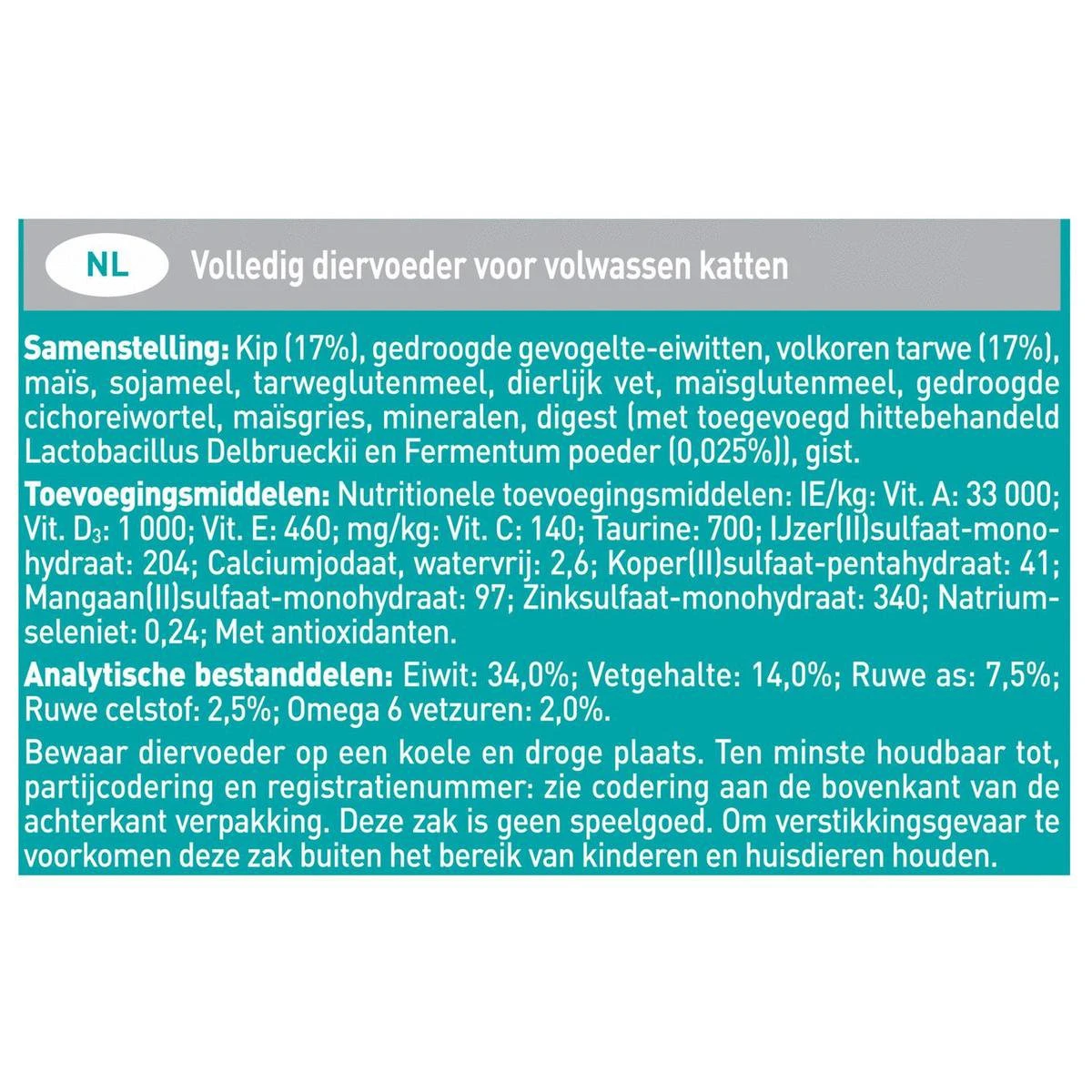 Purina One PURINA® ONE Adult Rijk Aan Kip & Volkoren Granen Brokjes 1,5 Kg 11 Purina One PURINA® ONE Adult Rijk Aan Kip & Volkoren Granen Brokjes 1,5 Kg - Afbeelding 9