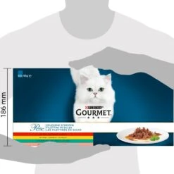 Gourmet Perle Mini Filets In Saus - Kattenvoer Natvoer - Kip, Konijn, Rund & Zalm - 60 X 85 Gr 12 Gourmet Perle Mini Filets In Saus - Kattenvoer Natvoer - Kip, Konijn, Rund & Zalm - 60 X 85 Gr -Kattenproducten 1200x1200 143