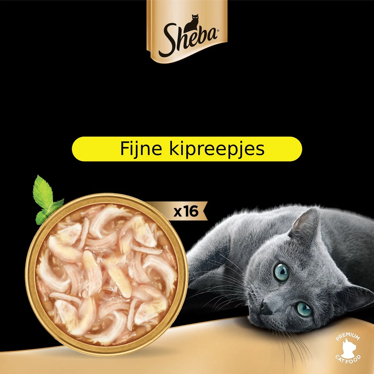 Sheba Filets - Katten Natvoer In Saus - Kipfilet Stukjes - 16 X 60 Gr 5 Sheba Filets - Katten Natvoer In Saus - Kipfilet Stukjes - 16 X 60 Gr - Afbeelding 3