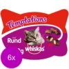 Whiskas Temptations 60 G - Kattensnack - 6 X Rund&Vlees -Kattenproducten 1200x1200 242