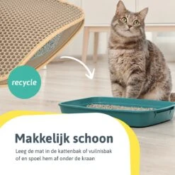 Kattenbakmat - 40 X 50 Cm - Creamy White - Uitloopmat Kat - Kattenbakvulling - Opvang Ruimte - Grit Opvanger - Waterdicht - Beige - Eco-friendly - Incl. Speeltje 15 Kattenbakmat - 40 X 50 Cm - Creamy White - Uitloopmat Kat - Kattenbakvulling - Opvang Ruimte - Grit Opvanger - Waterdicht - Beige - Eco-friendly - Incl. Speeltje -Kattenproducten 1200x1200 323