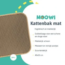 Kattenbakmat - 40 X 50 Cm - Creamy White - Uitloopmat Kat - Kattenbakvulling - Opvang Ruimte - Grit Opvanger - Waterdicht - Beige - Eco-friendly - Incl. Speeltje 19 Kattenbakmat - 40 X 50 Cm - Creamy White - Uitloopmat Kat - Kattenbakvulling - Opvang Ruimte - Grit Opvanger - Waterdicht - Beige - Eco-friendly - Incl. Speeltje -Kattenproducten 1200x1200 327