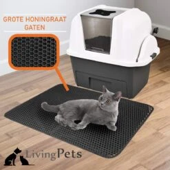 Lavida Home - Kattenbakmat - Grit Opvanger - 45 X 60 Cm - Dubbele Laag & Waterdicht - Katten Mat - Katten Mat Met Opvangruimte Voor Grit - Katten Mat - Kat Benodigdheden - Kitten - Gritmat Voor Poes - Grijs 16 Lavida Home - Kattenbakmat - Grit Opvanger - 45 X 60 Cm - Dubbele Laag & Waterdicht - Katten Mat - Katten Mat Met Opvangruimte Voor Grit - Katten Mat - Kat Benodigdheden - Kitten - Gritmat Voor Poes - Grijs -Kattenproducten 1200x1200 337
