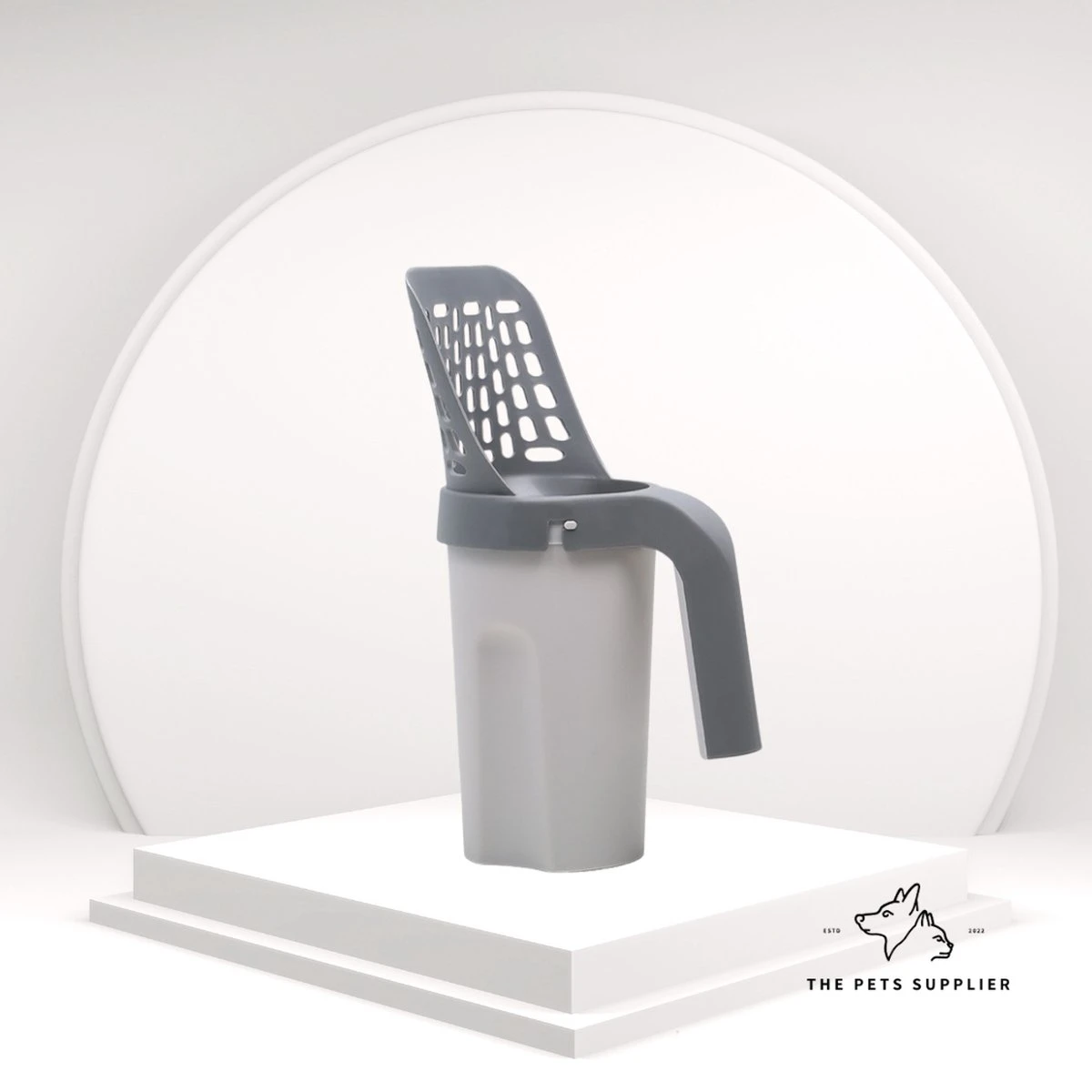 The Pets Supplier - Kattenbak Schep - Kattenbakschep Met Opvangbak - Kattenbak Grind - Kattenzakjes 7 The Pets Supplier - Kattenbak Schep - Kattenbakschep Met Opvangbak - Kattenbak Grind - Kattenzakjes - Afbeelding 5