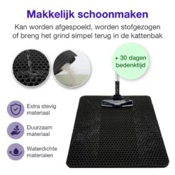 SIMU Lifestyle - Kattenbakmat - Grit Opvanger - Dubbele Laag - Waterdicht - Zwart - 50x40 Cm 14 SIMU Lifestyle - Kattenbakmat - Grit Opvanger - Dubbele Laag - Waterdicht - Zwart - 50x40 Cm -Kattenproducten 1200x1200 343