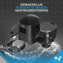 Pretty Paws PP005 Wifi Voerautomaat Zwart - Automatische Voerbak - Slimme Voerautomaat Met App - Instelbaar Voedingsschema - WIFI 20 Pretty Paws PP005 Wifi Voerautomaat Zwart - Automatische Voerbak - Slimme Voerautomaat Met App - Instelbaar Voedingsschema - WIFI -Kattenproducten 1200x1200 35