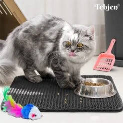 TEBJEN Kattenbakmat – Kattenbak Mat Grit Opvanger - Schoonloop Katten Mat – Dubbele Waterdichte Laag – Uitloopmat Kattenbak – Kattenbak Accessoires - Met Speelgoedmuisje En Schepje - 40x50cm 20 TEBJEN Kattenbakmat – Kattenbak Mat Grit Opvanger - Schoonloop Katten Mat – Dubbele Waterdichte Laag – Uitloopmat Kattenbak – Kattenbak Accessoires - Met Speelgoedmuisje En Schepje - 40x50cm -Kattenproducten 1200x1200 375