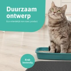 Kattenbakmat - 40 X 50 Cm - Grijs - Uitloopmat Kat - Kattenbakvulling - Opvang Ruimte - Grit Opvanger - Waterdicht - Eco-friendly 13 Kattenbakmat - 40 X 50 Cm - Grijs - Uitloopmat Kat - Kattenbakvulling - Opvang Ruimte - Grit Opvanger - Waterdicht - Eco-friendly -Kattenproducten 1200x1200 381