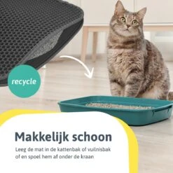 Kattenbakmat - 40 X 50 Cm - Grijs - Uitloopmat Kat - Kattenbakvulling - Opvang Ruimte - Grit Opvanger - Waterdicht - Eco-friendly 14 Kattenbakmat - 40 X 50 Cm - Grijs - Uitloopmat Kat - Kattenbakvulling - Opvang Ruimte - Grit Opvanger - Waterdicht - Eco-friendly -Kattenproducten 1200x1200 382
