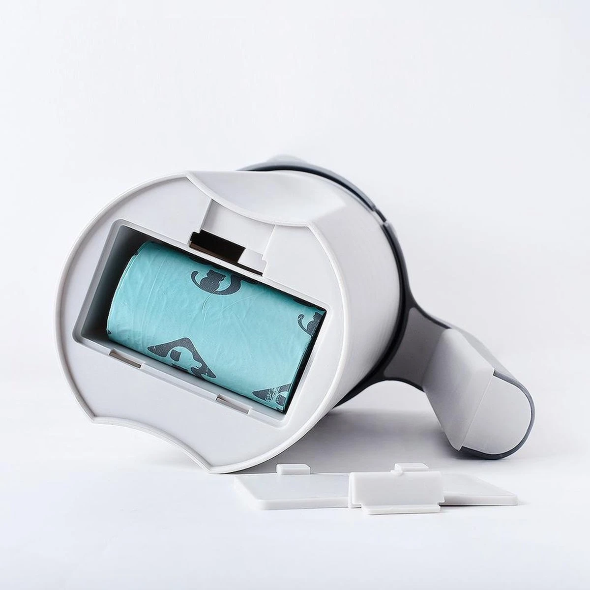 YELÉ LIVING – Kattenbakschep – Haarverwijderaar - Cat Litter Scoop – Kattenbakschep Met Container – Katten – Kattenbak – Grijs/wit – Kattenbak Schep – Grind – Kattengrind – Kattenbak Grind – Poep Zakjes – Afvalcontainer - All-in-1 Kattenbakschep 5 YELÉ LIVING – Kattenbakschep – Haarverwijderaar - Cat Litter Scoop – Kattenbakschep Met Container – Katten – Kattenbak – Grijs/wit – Kattenbak Schep – Grind – Kattengrind – Kattenbak Grind – Poep Zakjes – Afvalcontainer - All-in-1 Kattenbakschep - Afbeelding 4