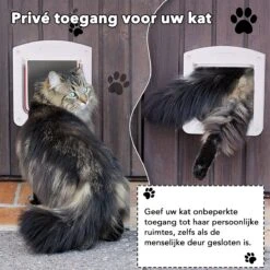 DOWO® - Kattenklep - Kattenluik - Kattenluikje - 4-weg Huisdierklep, Eenvoudige Installatie Kattendeur Huisdierendeur Aan De Muur, Houten Deur, Upvc Binnendeur, Baksteenwanden, Houten Deuren (M - Buitenmaat 20x22 Cm) 13 DOWO® - Kattenklep - Kattenluik - Kattenluikje - 4-weg Huisdierklep, Eenvoudige Installatie Kattendeur Huisdierendeur Aan De Muur, Houten Deur, Upvc Binnendeur, Baksteenwanden, Houten Deuren (M - Buitenmaat 20x22 Cm) -Kattenproducten 1200x1200 402