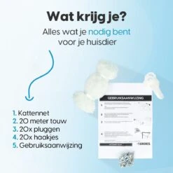 Kattennet - Balkon Net - Katten Gaas - Kattennet Balkon - Transparant - 8x3 M 17 Kattennet - Balkon Net - Katten Gaas - Kattennet Balkon - Transparant - 8x3 M -Kattenproducten 1200x1200 420