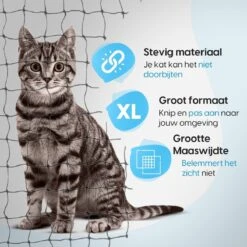 Kattennet Voor Balkon 4 X 10 M - Kattennet - Katten Gaas - Zwart 13 Kattennet Voor Balkon 4 X 10 M - Kattennet - Katten Gaas - Zwart -Kattenproducten 1200x1200 460