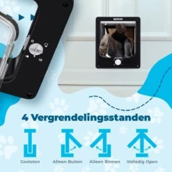 Skipoo Kattenluik Met Tunnel - Weerbestendig - Grote Kat - 4 Vergrendelingsstanden - Zwart 14 Skipoo Kattenluik Met Tunnel - Weerbestendig - Grote Kat - 4 Vergrendelingsstanden - Zwart -Kattenproducten 1200x1200 472