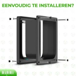 Rirri Kattenluik Met Tunnel - 4 Vergrendelingsstanden - Weersbestendig - Binnen En Buiten - Maat M - Zwart - 19 X 20 Cm 12 Rirri Kattenluik Met Tunnel - 4 Vergrendelingsstanden - Weersbestendig - Binnen En Buiten - Maat M - Zwart - 19 X 20 Cm -Kattenproducten 1200x1200 511