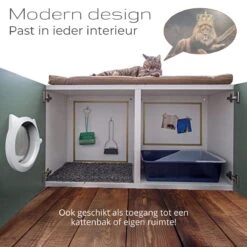 Cellavi XL Kattenluik Zwart Met Tunnel - Hondenluik - 4 Vergrendelingsstanden - 30,5 X 27,5 X 7,5 Cm -Kattenproducten 1200x1200 530
