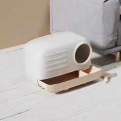 Merkloos PETLUX® XL Kattenbak Retro Design Met Lade, Schep En Opbergruimte - Grote Kattenbak - Kaki 15 Merkloos PETLUX® XL Kattenbak Retro Design Met Lade, Schep En Opbergruimte - Grote Kattenbak - Kaki -Kattenproducten 1200x1200 543