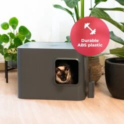 Hoopo® Dome Kattenbak Grijs - Kattenbak - Kattenbakschep - Kattenbakmat 15 Hoopo® Dome Kattenbak Grijs - Kattenbak - Kattenbakschep - Kattenbakmat -Kattenproducten 1200x1200 553