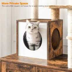 Signature Home Lola Krabpaal Met Kattenbak - Kattenbak Hangmat Mand Katten Huis - Kattenhuis Met Deur En Slot - Krabpalen Katten Huis - Kattenbakmeubel Verborgen - Alles-in-één Kattenspeelgoed Met Kattenhuis - Bruin - 70cm X 132cm X 48cm 16 Signature Home Lola Krabpaal Met Kattenbak - Kattenbak Hangmat Mand Katten Huis - Kattenhuis Met Deur En Slot - Krabpalen Katten Huis - Kattenbakmeubel Verborgen - Alles-in-één Kattenspeelgoed Met Kattenhuis - Bruin - 70cm X 132cm X 48cm -Kattenproducten 1200x1200 563