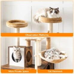 Signature Home Lola Krabpaal Met Kattenbak - Kattenbak Hangmat Mand Katten Huis - Kattenhuis Met Deur En Slot - Krabpalen Katten Huis - Kattenbakmeubel Verborgen - Alles-in-één Kattenspeelgoed Met Kattenhuis - Bruin - 70cm X 132cm X 48cm 22 Signature Home Lola Krabpaal Met Kattenbak - Kattenbak Hangmat Mand Katten Huis - Kattenhuis Met Deur En Slot - Krabpalen Katten Huis - Kattenbakmeubel Verborgen - Alles-in-één Kattenspeelgoed Met Kattenhuis - Bruin - 70cm X 132cm X 48cm -Kattenproducten 1200x1200 568