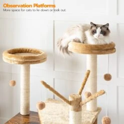 Signature Home Lola Krabpaal Met Kattenbak - Kattenbak Hangmat Mand Katten Huis - Kattenhuis Met Deur En Slot - Krabpalen Katten Huis - Kattenbakmeubel Verborgen - Alles-in-één Kattenspeelgoed Met Kattenhuis - Bruin - 70cm X 132cm X 48cm 24 Signature Home Lola Krabpaal Met Kattenbak - Kattenbak Hangmat Mand Katten Huis - Kattenhuis Met Deur En Slot - Krabpalen Katten Huis - Kattenbakmeubel Verborgen - Alles-in-één Kattenspeelgoed Met Kattenhuis - Bruin - 70cm X 132cm X 48cm -Kattenproducten 1200x1200 570