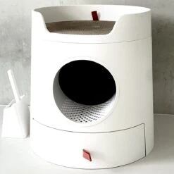 A Sunny Day Kattenbak Met Lade, Bedje En Krabplank - Inclusief Schepje - Design Kattenbak - Wit - Dichte Kattenbak - Kattenbak Gesloten 30 A Sunny Day Kattenbak Met Lade, Bedje En Krabplank - Inclusief Schepje - Design Kattenbak - Wit - Dichte Kattenbak - Kattenbak Gesloten -Kattenproducten 1200x1200 576