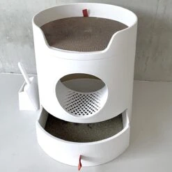 A Sunny Day Kattenbak Met Lade, Bedje En Krabplank - Inclusief Schepje - Design Kattenbak - Wit - Dichte Kattenbak - Kattenbak Gesloten 32 A Sunny Day Kattenbak Met Lade, Bedje En Krabplank - Inclusief Schepje - Design Kattenbak - Wit - Dichte Kattenbak - Kattenbak Gesloten -Kattenproducten 1200x1200 578