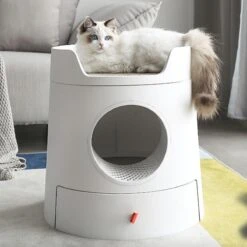 A Sunny Day Kattenbak Met Lade, Bedje En Krabplank - Inclusief Schepje - Design Kattenbak - Wit - Dichte Kattenbak - Kattenbak Gesloten 36 A Sunny Day Kattenbak Met Lade, Bedje En Krabplank - Inclusief Schepje - Design Kattenbak - Wit - Dichte Kattenbak - Kattenbak Gesloten -Kattenproducten 1200x1200 582