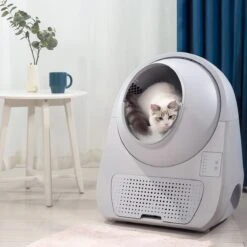 Catlink Smart Litter Box - Scooper Young - Zelfreinigende Kattenbak Zonder Wifi - Kleur Grijs -Kattenproducten 1200x1200 587