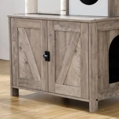 Signature Home Catty Krabpaal Met Kattenbak - Kattenbakkast - Kattenhuis Met Deur En Slot - Krabpalen Met Hangmat Mand Katten Huis - Kattenbakmeubel Verborgen - Alles-in-één Kattenspeelgoed Met Kattenhuis - Grijs - 60cm X 150cm X 48cm 23 Signature Home Catty Krabpaal Met Kattenbak - Kattenbakkast - Kattenhuis Met Deur En Slot - Krabpalen Met Hangmat Mand Katten Huis - Kattenbakmeubel Verborgen - Alles-in-één Kattenspeelgoed Met Kattenhuis - Grijs - 60cm X 150cm X 48cm -Kattenproducten 1200x1200 608