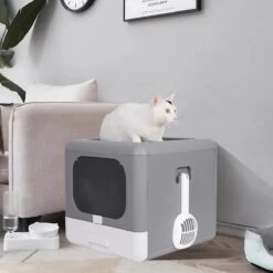 Merkloos Zelfreinigende Kattenbak - Automatische Kattenbak - Kattenbak Zelfreinigend - Electrische Kattenbak - Grijs 14 Merkloos Zelfreinigende Kattenbak - Automatische Kattenbak - Kattenbak Zelfreinigend - Electrische Kattenbak - Grijs -Kattenproducten 1200x1200 623