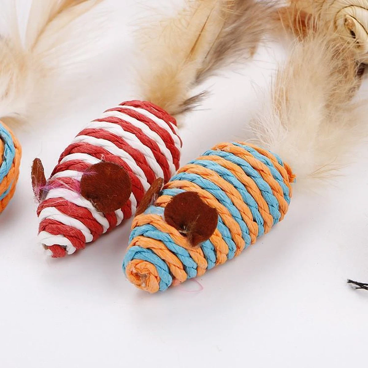 GIZMO Luxe Kattenspeeltjes Set - 7 Speeltjes - Interactieve Kattenhengel, Kattenspeelgoed & Speelmuisjes - Kitten Speeltjes 5 GIZMO Luxe Kattenspeeltjes Set - 7 Speeltjes - Interactieve Kattenhengel, Kattenspeelgoed & Speelmuisjes - Kitten Speeltjes - Afbeelding 4