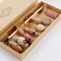 GIZMO Luxe Kattenspeeltjes Set - 7 Speeltjes - Interactieve Kattenhengel, Kattenspeelgoed & Speelmuisjes - Kitten Speeltjes 19 GIZMO Luxe Kattenspeeltjes Set - 7 Speeltjes - Interactieve Kattenhengel, Kattenspeelgoed & Speelmuisjes - Kitten Speeltjes -Kattenproducten 1200x1200 684