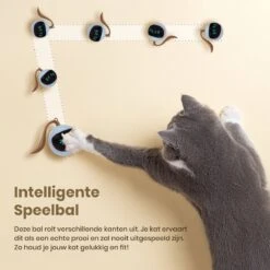 Otiume Slimme Katten Speeltje - Interactieve Zelf Rollende Bal Voor Katten - Kattenspeeltjes -Speelgoed Voor Dieren - USB Oplaadbaar -Kattenproducten 1200x1200 696