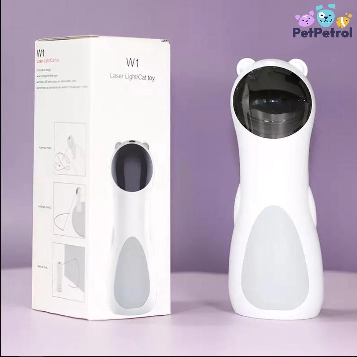 PetPetrol Automatisch Kattenspeeltje – Laser – Kattenlaser - Intelligent Interactief Voor Katten – Laser Kat – 9 Verschillende Standen – Incl. Oplaadkabel – Geruisloze Motor 3 PetPetrol Automatisch Kattenspeeltje – Laser – Kattenlaser - Intelligent Interactief Voor Katten – Laser Kat – 9 Verschillende Standen – Incl. Oplaadkabel – Geruisloze Motor