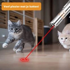 DOWO® - Laserpen - USB Oplaadbaar - Kattenspeeltjes - 7 Verschillende Standen - Laserlampje - RVS Zilver - Laser Pointer 11 DOWO® - Laserpen - USB Oplaadbaar - Kattenspeeltjes - 7 Verschillende Standen - Laserlampje - RVS Zilver - Laser Pointer -Kattenproducten 1200x1200 781