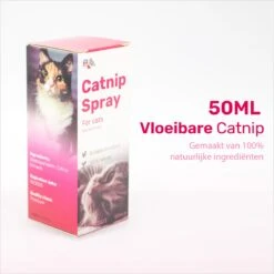 LBB - Catnip Spray 50ML - 100% Natuurlijk - CE Gekeurd - Kattenkruid Spray - Catnip Speelgoed - Valeriaan - Kat - Katten -Kattenproducten 1200x1200 801
