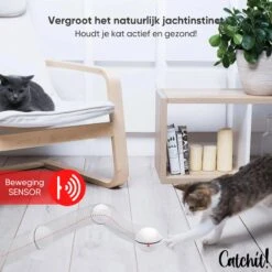 Catchit!® Interactieve Zelfrollende Bal Katten - Kattenspeeltjes - Inclusief USB Kabel En Staartjes - Kattenspeelgoed - Smart - Grijs 10 Catchit!® Interactieve Zelfrollende Bal Katten - Kattenspeeltjes - Inclusief USB Kabel En Staartjes - Kattenspeelgoed - Smart - Grijs -Kattenproducten 1200x1200 811