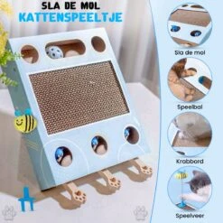 Sla De Mol Kattenspeeltje - Katten Speelgoed - Kattenspeelgoed - Kattenspeeltjes - Kattenspeeltjes Intelligentie - Kattenspeelgoed Intelligentie 11 Sla De Mol Kattenspeeltje - Katten Speelgoed - Kattenspeelgoed - Kattenspeeltjes - Kattenspeeltjes Intelligentie - Kattenspeelgoed Intelligentie -Kattenproducten 1200x1200 846