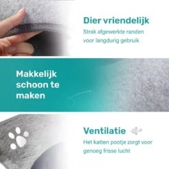 Kattenhangmat - Voor Aan Het Raam - Kom Vorm - Kattenmand - Raam - Hangmat Kat - Dieren - Kattenbed - Kattenmand - Slaapplek - Ligplaats - Grijs 11 Kattenhangmat - Voor Aan Het Raam - Kom Vorm - Kattenmand - Raam - Hangmat Kat - Dieren - Kattenbed - Kattenmand - Slaapplek - Ligplaats - Grijs -Kattenproducten 1200x1200 868