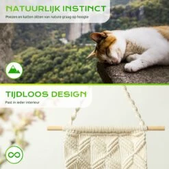Qoods Kattenhangmat Macramé - Hangende Kattenmand Raam Of Radiator - Kattenbed - Poezenmand 12 Qoods Kattenhangmat Macramé - Hangende Kattenmand Raam Of Radiator - Kattenbed - Poezenmand -Kattenproducten 1200x1200 874
