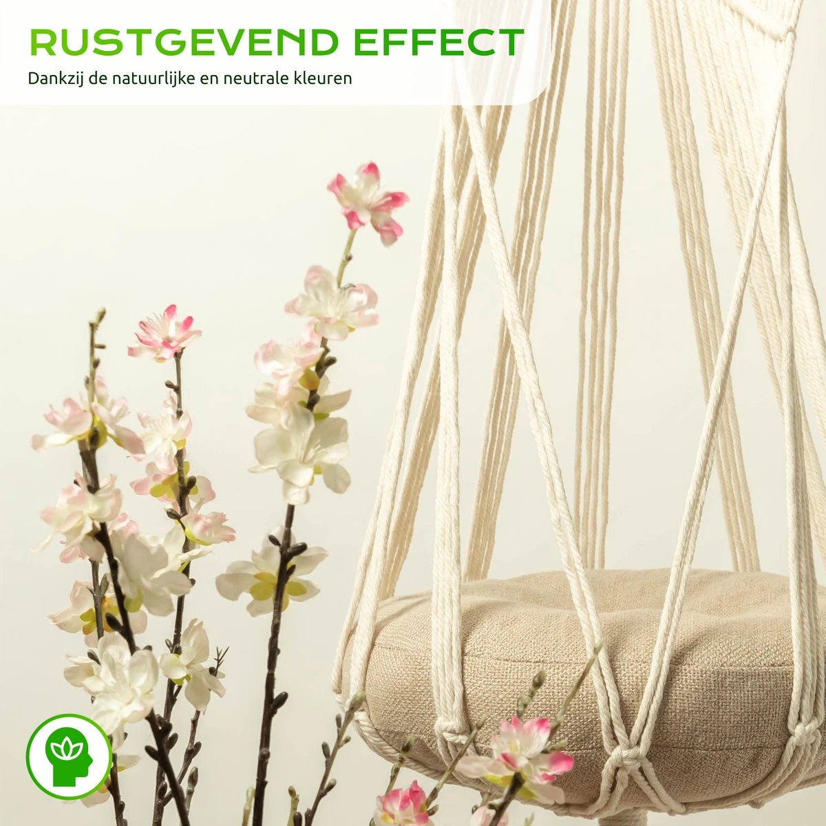 Qoods Kattenhangmat Macramé - Hangende Kattenmand Raam Of Radiator - Kattenbed - Poezenmand 6 Qoods Kattenhangmat Macramé - Hangende Kattenmand Raam Of Radiator - Kattenbed - Poezenmand - Afbeelding 4