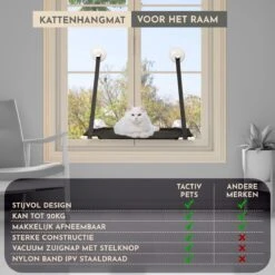 TACTIV PETS® Kattenhangmat | Hangmat Kat | Kattenhangmat Raam | Kattenmand 12 TACTIV PETS® Kattenhangmat | Hangmat Kat | Kattenhangmat Raam | Kattenmand -Kattenproducten 1200x1200 883