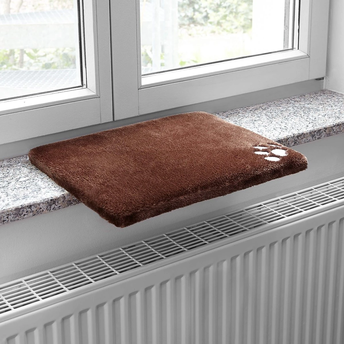 PRETTY KITTY Cat Window Bed 32x41cm: Knuffelig Kattenbed Voor De Vensterbank, Premium Kattenbed Fluffy Voor Het Raam, Vensterbank Kat - Wasbaar, Vensterbank Kat 5 PRETTY KITTY Cat Window Bed 32x41cm: Knuffelig Kattenbed Voor De Vensterbank, Premium Kattenbed Fluffy Voor Het Raam, Vensterbank Kat - Wasbaar, Vensterbank Kat - Afbeelding 3