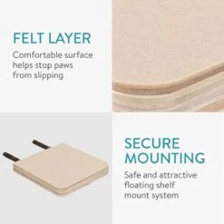 Navaris Katten Klimmuur 3 Tredes - 18 X 18 X 1,5 Cm Per Plankje - Katten Klimwand Van Hout - Inclusief Bevestigingsmateriaal 11 Navaris Katten Klimmuur 3 Tredes - 18 X 18 X 1,5 Cm Per Plankje - Katten Klimwand Van Hout - Inclusief Bevestigingsmateriaal -Kattenproducten 1200x1200 929