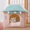 Merkloos Petsential Sakura Japanse Mand - Voor Katten (kattenmand) En Kleine Huisdieren (huisdierenmand)