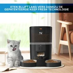Pretty Paws QQ003 - Wifi Voermachine - Dubbele Voerbakjes - Zwart - Kat - 6L 15 Pretty Paws QQ003 - Wifi Voermachine - Dubbele Voerbakjes - Zwart - Kat - 6L -Kattenproducten 1200x1200 95